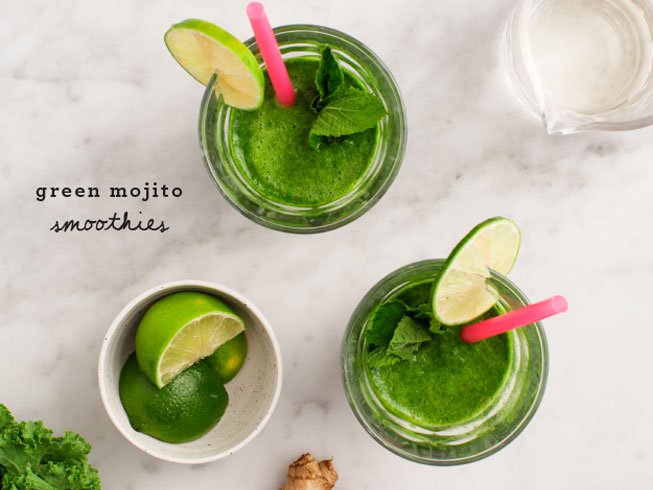 Green Mojito Smoothies