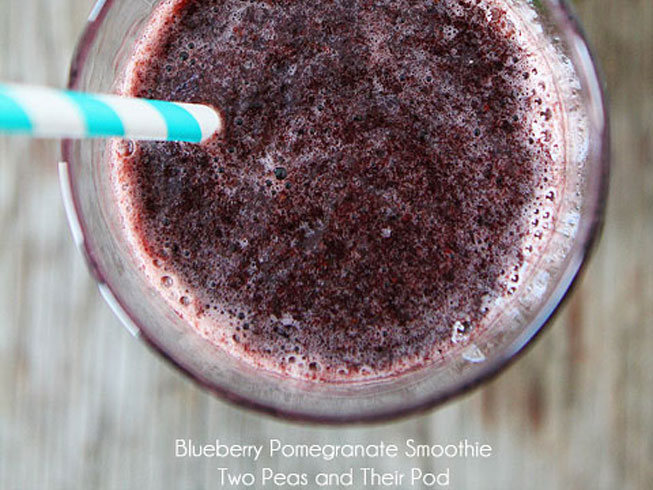 Blueberry Pomegranate Smoothie