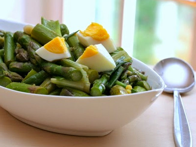 Asparagus Scallion Salad ? Recipe