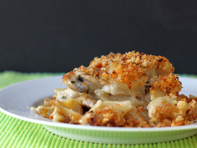 Mushroom and Swiss Mac and Cheese