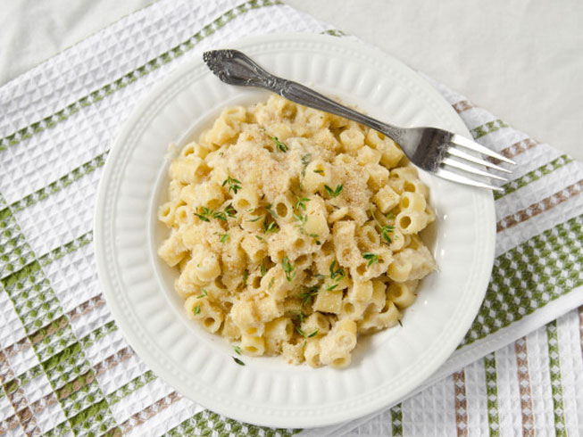 Roasted Onion & Cauliflower Mac n Cheese