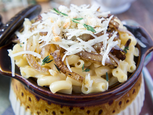 French Onion Mac and Cheese