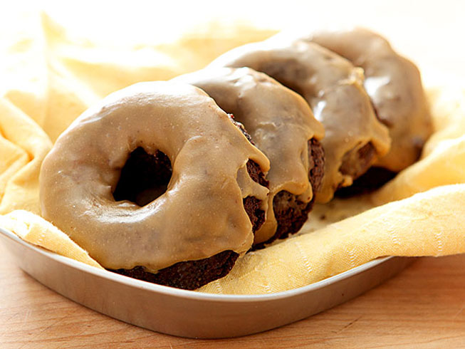 Baileys Salted Caramel and Espresso Baked Doughnuts