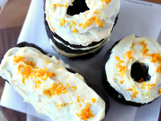 Chocolate Orange Baked Doughnuts