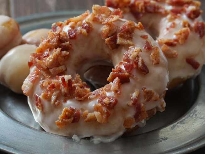 Maple Bacon Donuts