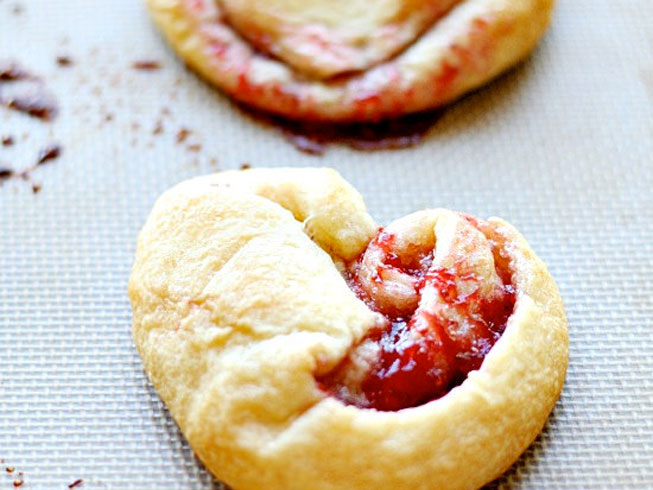 Strawberry Jam Crescent Rolls