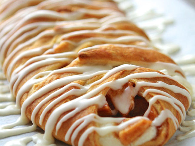Apple Cinnamon Cream Cheese Danish