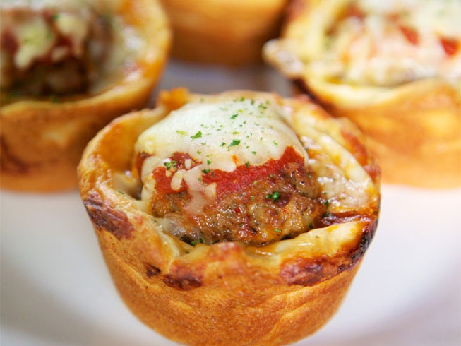 Meatball Sub Cupcakes