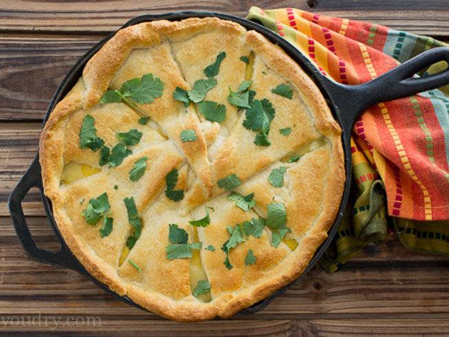 Cheesy Chicken Tamale Skillet Dinner