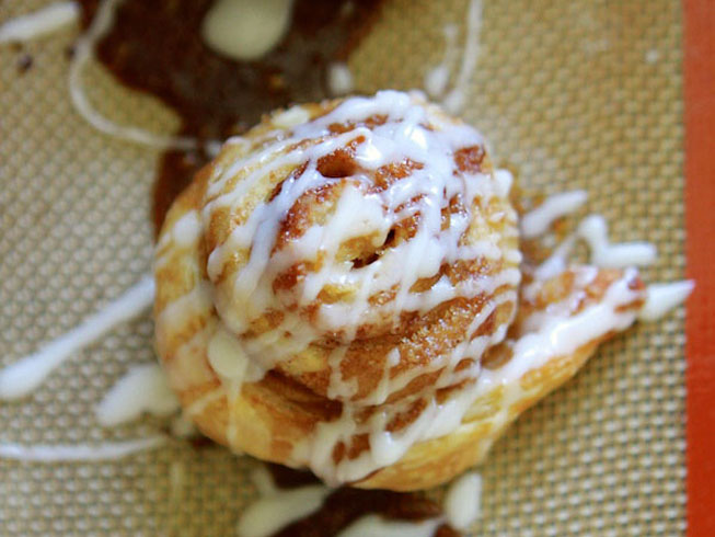 Puff Pastry Cinnamon Rolls