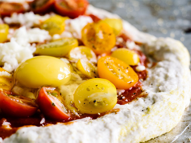 Tomato and Egg Breakfast Pizza Recipe