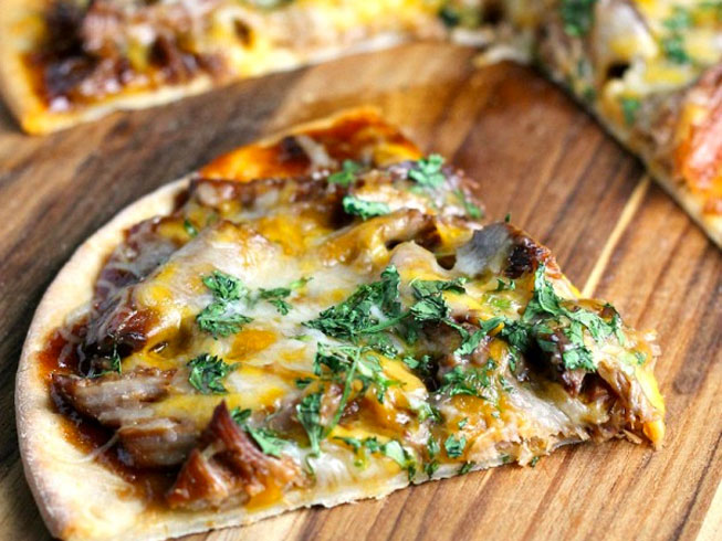 Slow Cooker Pork BBQ Pizza