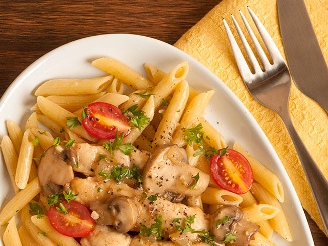 Chicken Marsala with Fresh Tomatoes