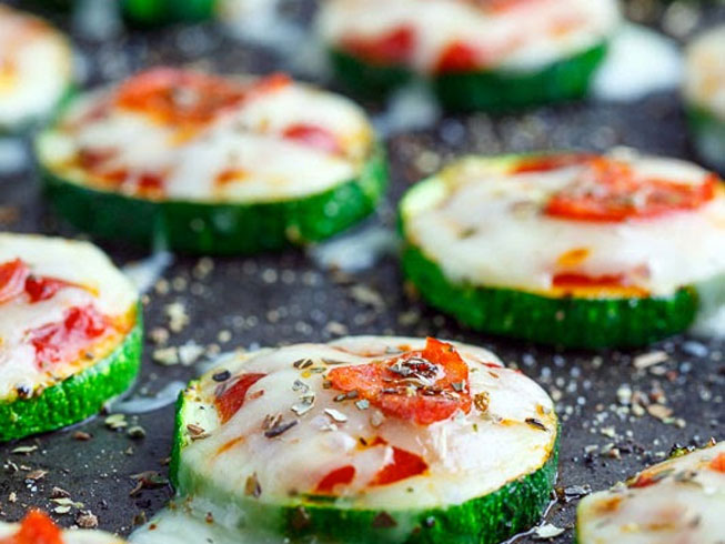 Zucchini Pizza Bites