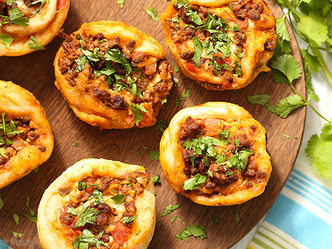 Taco Pizza Roll Ups