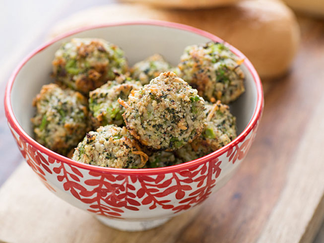 Broccoli Parmesan Meatballs