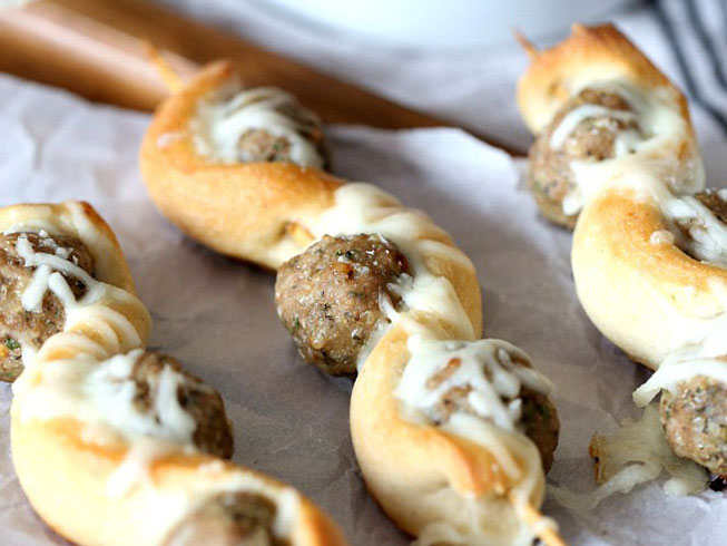 Meatball Sub on a Stick