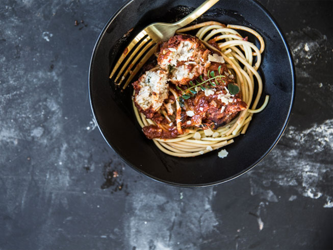 Red Hot Chicken And Fried Cheese Meatballs
