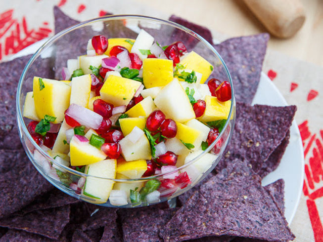 Apple and Pomegranate Salsa