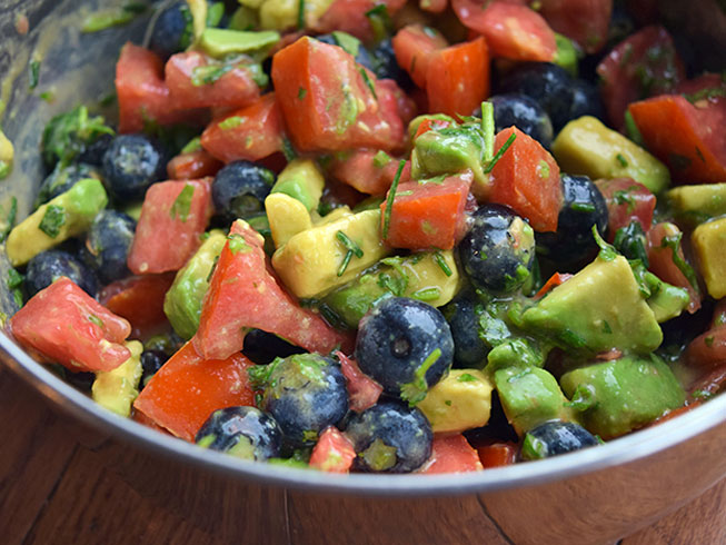 Blueberry-Avocado Salsa