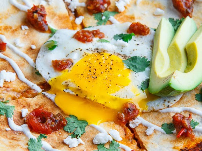 Quesadilla Huevos Rancheros
