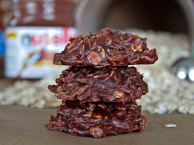 Nutella No-Bake Cookies