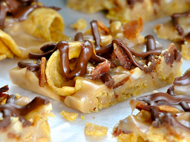 Freaky Frito No Bake with Bacon and Red Pepper Flakes