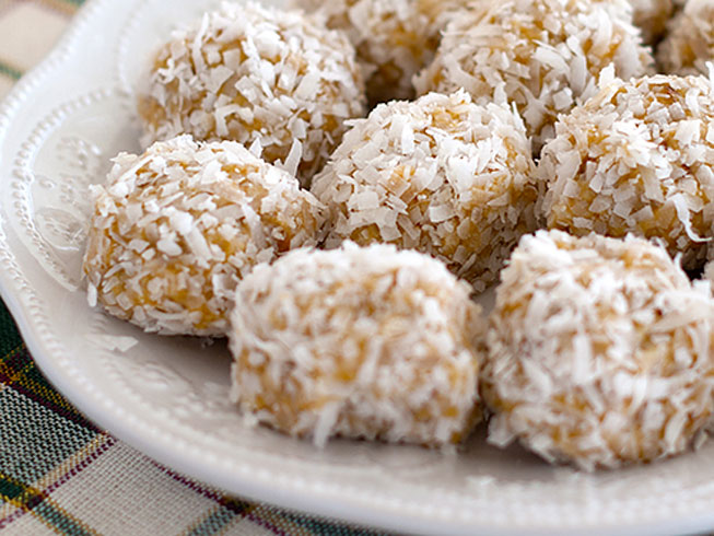 No Bake Orange Snowball Cookies