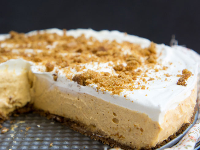 No Bake Pumpkin Cheesecake