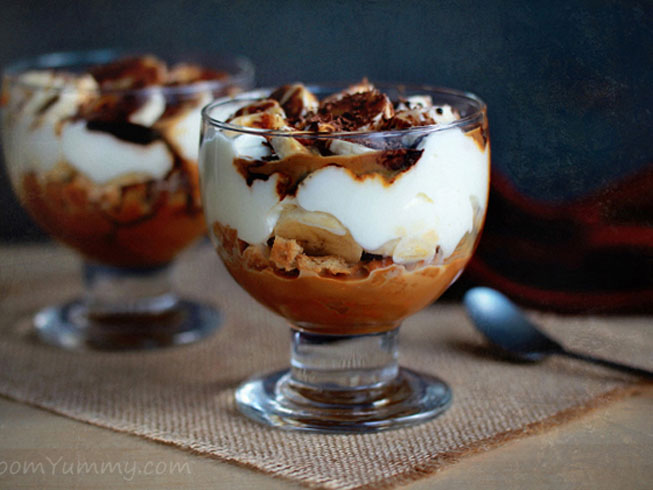 Individual No-Bake Banoffee Pies (Banana Toffee Pies)