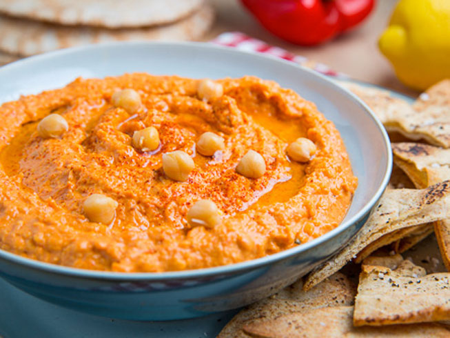Roasted Red Pepper Hummus