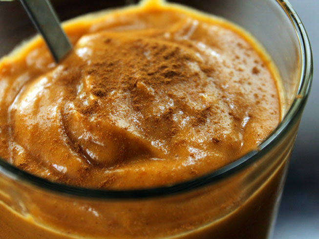Custardy Pumpkin-Maple Smoothie