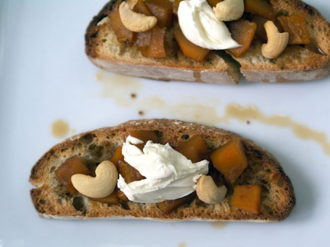 Pumpkin Crostini