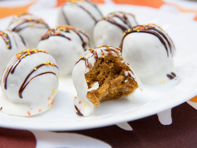 pumpkin spice cake balls