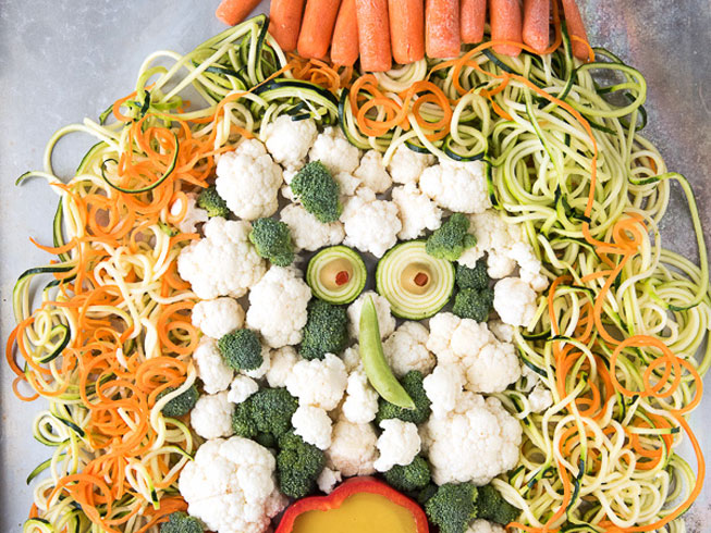 Screaming Witch Crudites for Halloween
