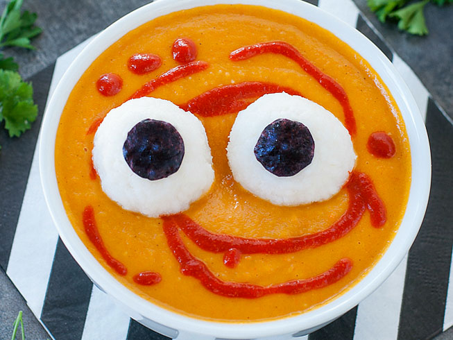 Spooky Halloween Monster Mash Soup