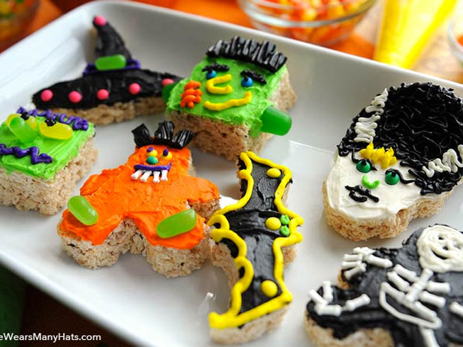 Halloween Rice Krispies Treats