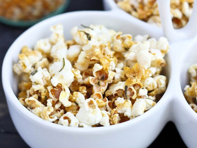 Maple-Rosemary Popcorn