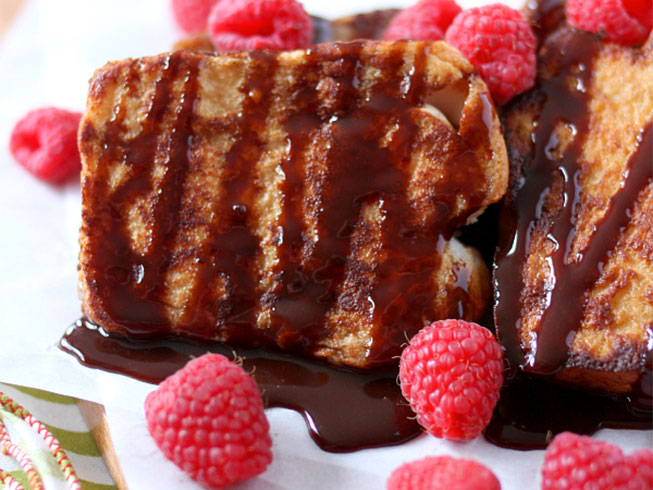 Espresso Angel Food Cake French Toast