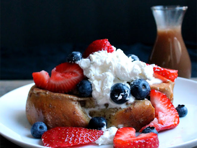 Freezable French Toast Using Challah Bread