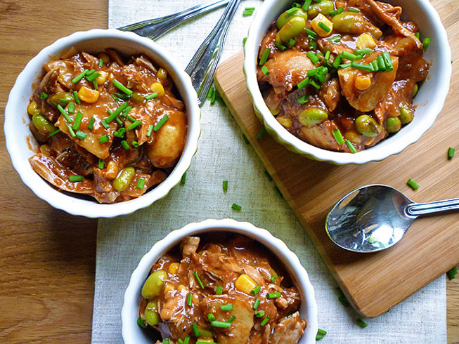 Slow Cooker Chicken Brunswick Stew