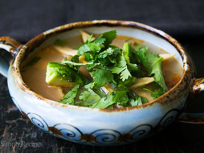 Mexican Chicken Soup with Lime (Sopa de Lima)