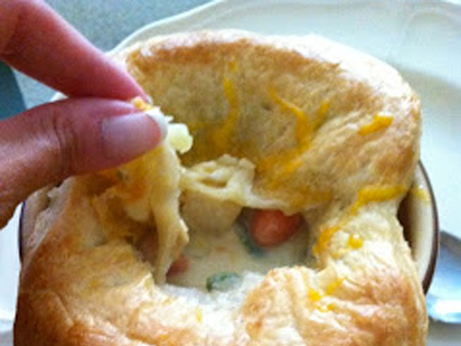 Aimee's Chicken Pot Pie with Puff Pastry
