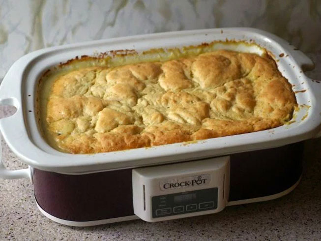 Slow Cooker Chicken Pot Pie