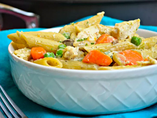 Chicken Pot Pie Pasta