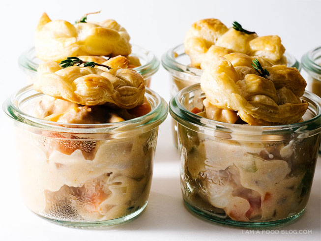 Party in a Jar: Mini Sriracha Chicken Pot Pies Recipe