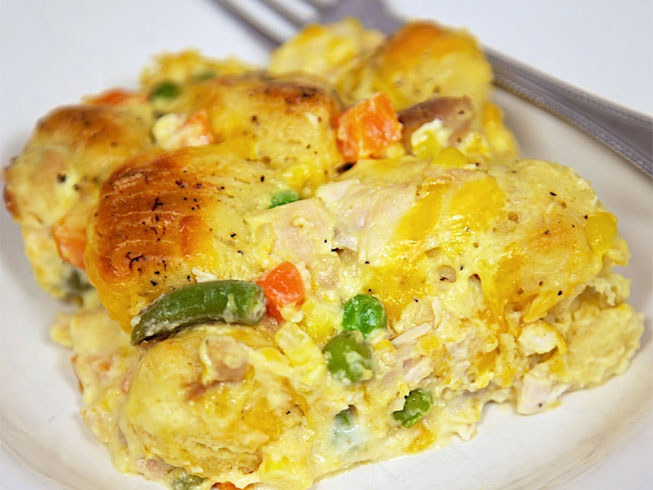 Chicken Pot Pie Bubble Up