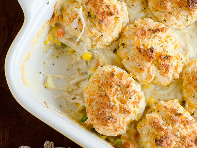 Cheddar Bay Biscuits Chicken Pot Pie