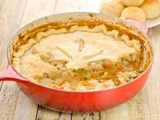 Skillet Chicken Pot Pie