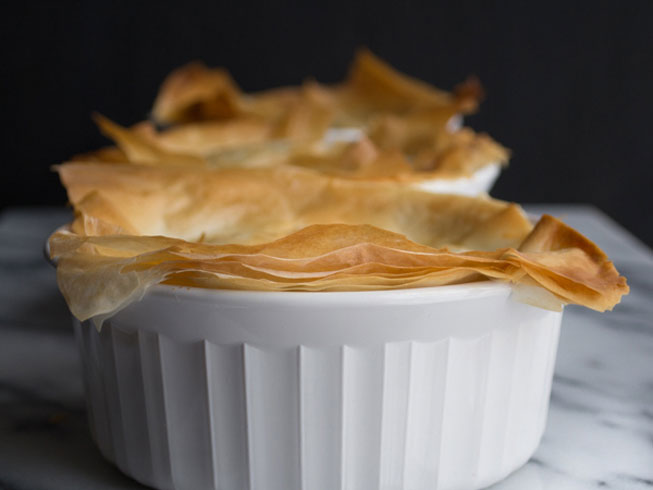 Phyllo Chicken Pot Pie